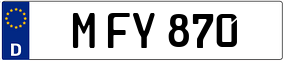 Truck License Plate